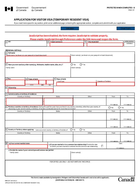 Read Online Imm 5257 Application Guide 