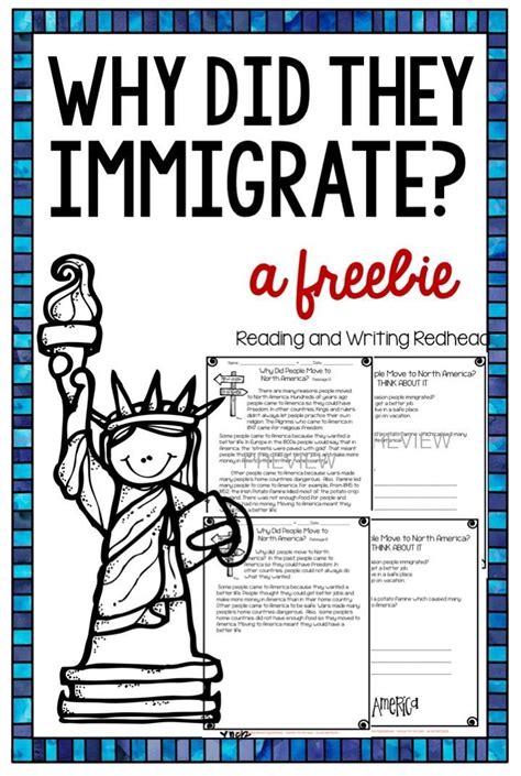 Immigration Reading Comprehension Activities For 2nd 3rd And Immigration Worksheets 4th Grade - Immigration Worksheets 4th Grade