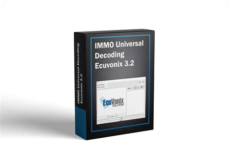 Immo Universal Decodign Ecuvonix Solutions Software