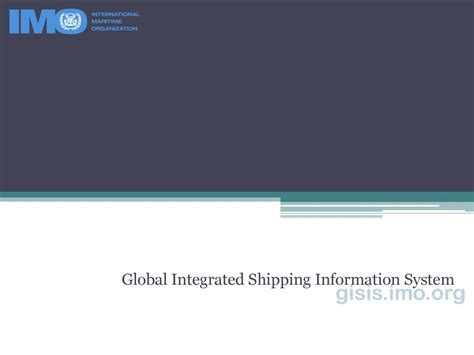 Full Download Imo Global Integrated Shipping Information System Gisis 