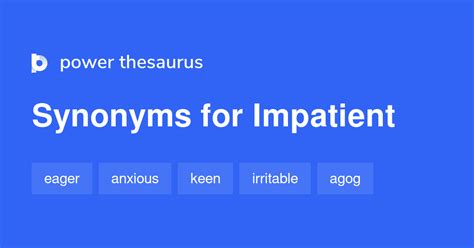 Impatient Synonym