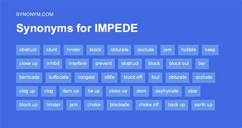 Impede Synonym