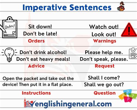 Imperative Sentences General Gramma English Esl Worksheets Pdf Imperative Sentence Worksheet - Imperative Sentence Worksheet