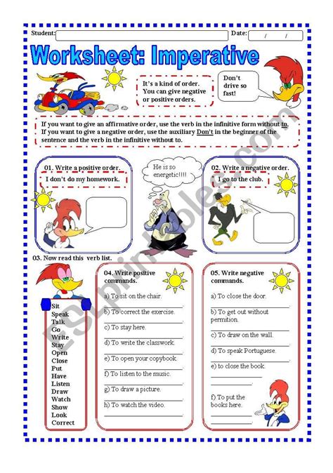 Imperative Verbs Differentiated Worksheets Teacher Made Twinkl Imperative Verbs Worksheet Grade 6 - Imperative Verbs Worksheet Grade 6