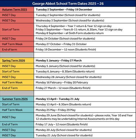 Imperial College Term Dates
