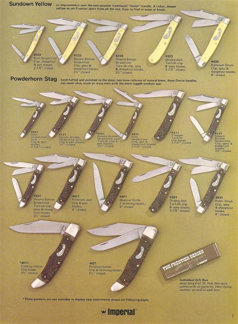 Imperial Knife Catalog