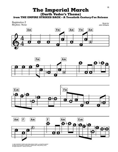 Imperial March Notes