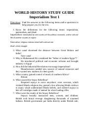 Read Imperialism Study Guide Answers 