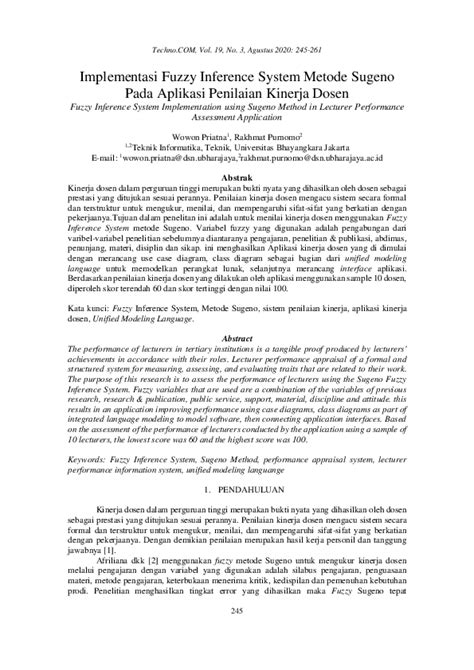 Implementasi Metode Fuzzy Inference System Fis Tsukamoto