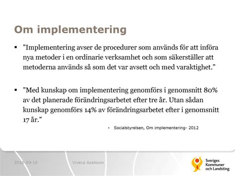 implementering metod
