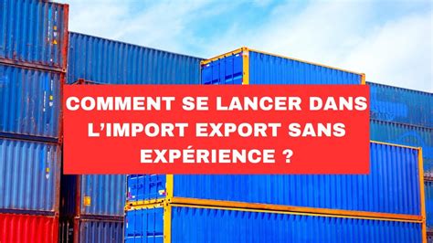 import export se lancer ra ussir et durer manuel