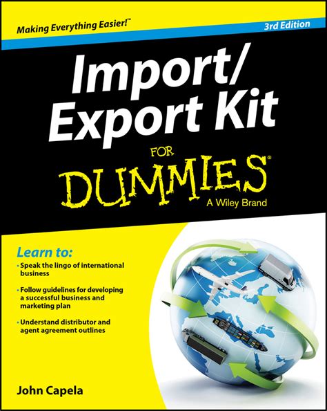 Read Online Import Export Kit For Dummies 