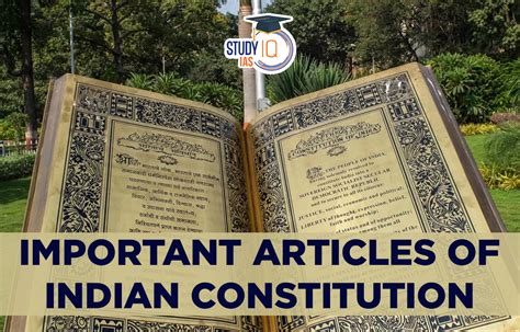 Important Articles Of Indian Constitution