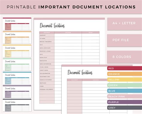 Important Document Organizer