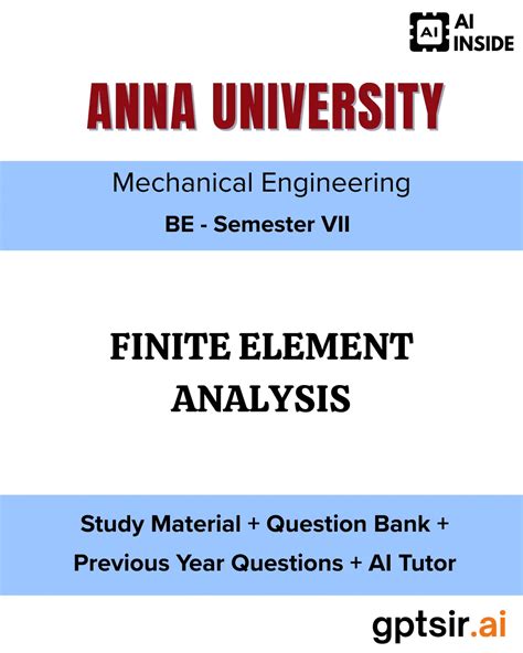 Important Question Mechanical Engineering Anna University