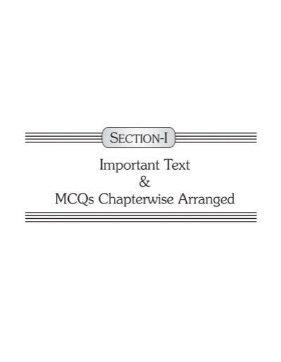 Full Download Important Text Mcqs Chapterwise Arranged 