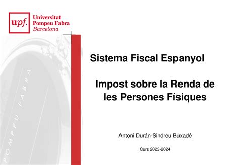 Impost Sobre La Renda