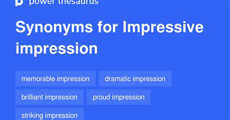 impression synonyms with definition Macmillan Thesaurus