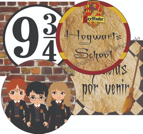 Imprimibles de decoración de Harry Potter para imprimir y decorar tu fiesta