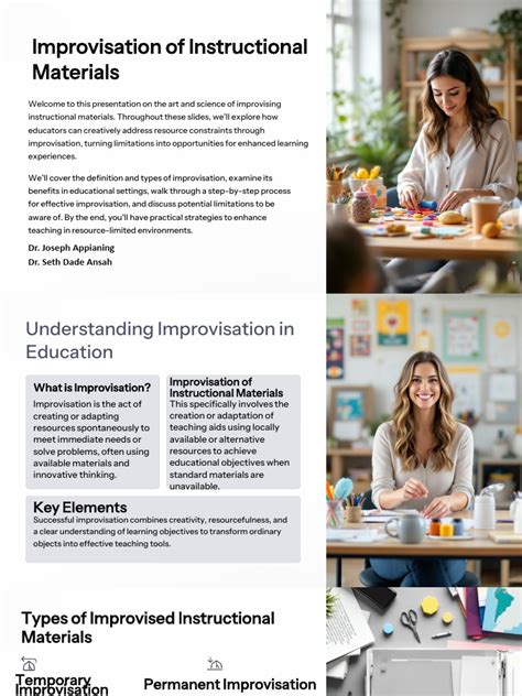 Improvisation Of Instructional Materials For The Teaching