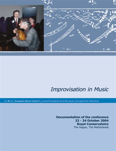 Read Improvisation In Music European Music Council 
