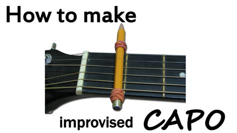 Improvised Capo