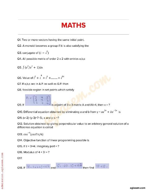 Read Imu Cet Paper 