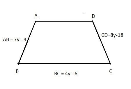 in an isosceles trapezoid, ABCD, AD congruent BC. diagonal AC …