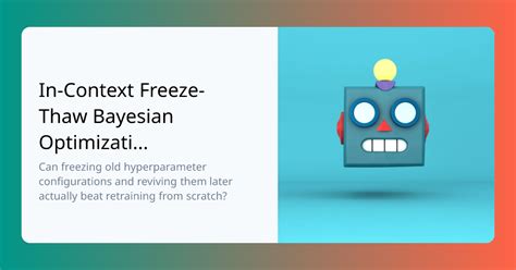 In Context Freeze Thaw Bayesian Optimization For Hyperparameter Optimization