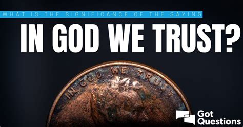 In God We Trust And Others Pay Cash