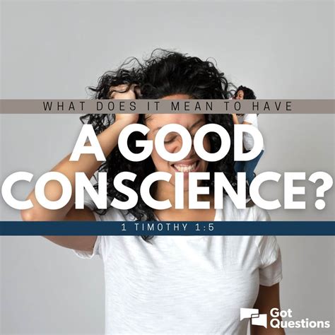 In Good Conscience
