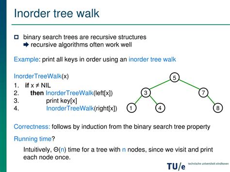 in order tree walk animation