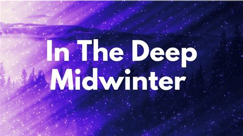 In The Deep Midwinter