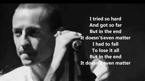 In The End Lyrics