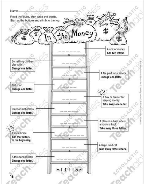 In The Money Word Ladder Answers   What Are The Answers For In The Money - In The Money Word Ladder Answers