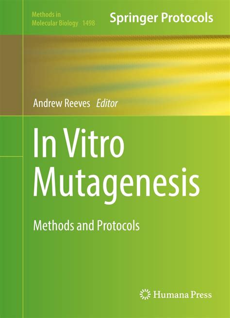 In Vitro Mutagenesis Protocols Methods In Molecular Biology