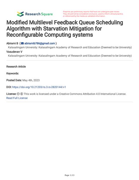 In Which Algorithm Starvation Is Biggest Problem