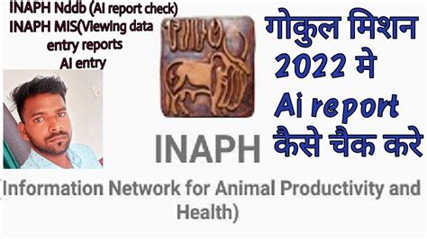 Inaph Mis Report