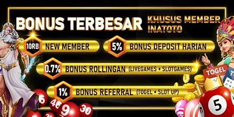 INATOTO SLOT：INATOTOLogin Situs Slot Gacor Bet 400 Dan Togel Ina