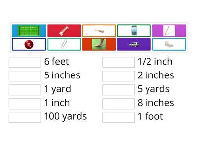 Inches Feet Yard Teaching Resources Wordwall Measurement Inches Feet Yards - Measurement Inches Feet Yards