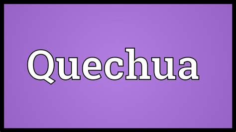 inchik‎ (Quechua): meaning - WordSense