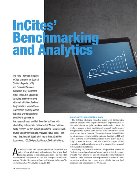 Download Incites Benchmarking Analytics At A Glance 