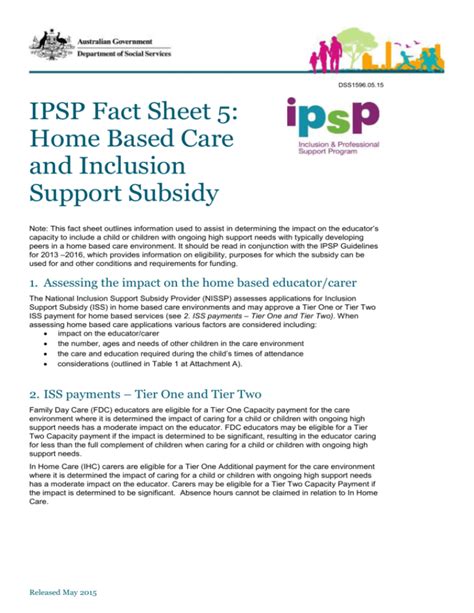 Download Inclusion Support Subsidy Guidelines 