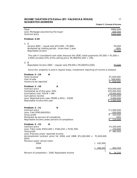 Read Online Income Taxation Valencia Solution Manual Pdf File Type Pdf 