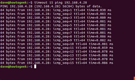 increase ping time out linux