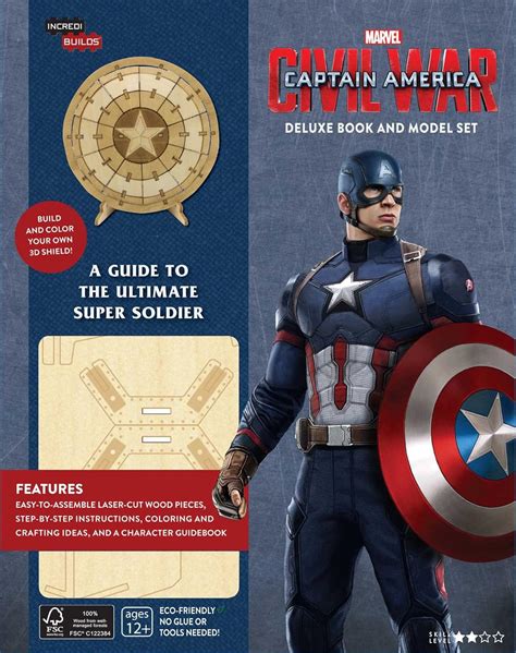 Read Incredibuilds Marvels Captain America Civil War Deluxe Book And Model Set A Guide To The Ultimate Super Soldier 