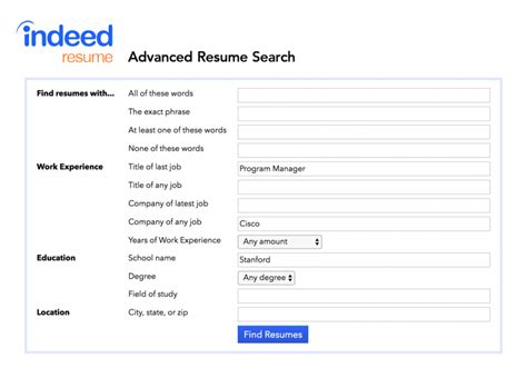 Indeed Resume Search For Employers Indeed Resume Find Resumes Indeed - Find Resumes Indeed