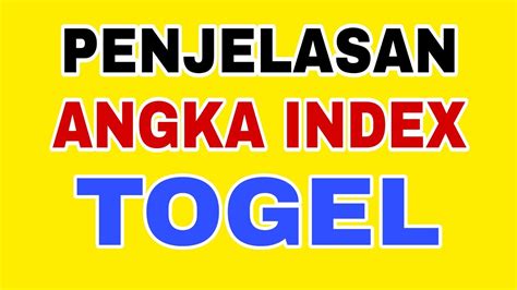 INDEKS PASARANTOGEL - PASARANTOGEL & PASARANTOGEL2 SITUS TOGEL ONLINE