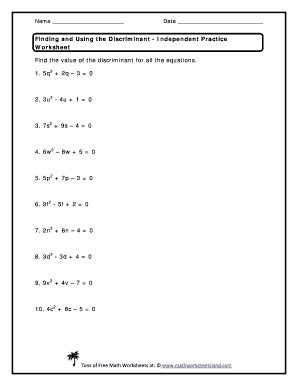 Independent Practice Answer Key