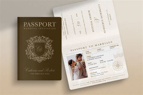indesign passport template